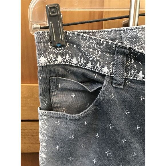 MM6 Maison Margiela Jeans Skinny IT 42 US M Gray Women Zip Slim Fit Cotton Blend - Picture 4 of 10